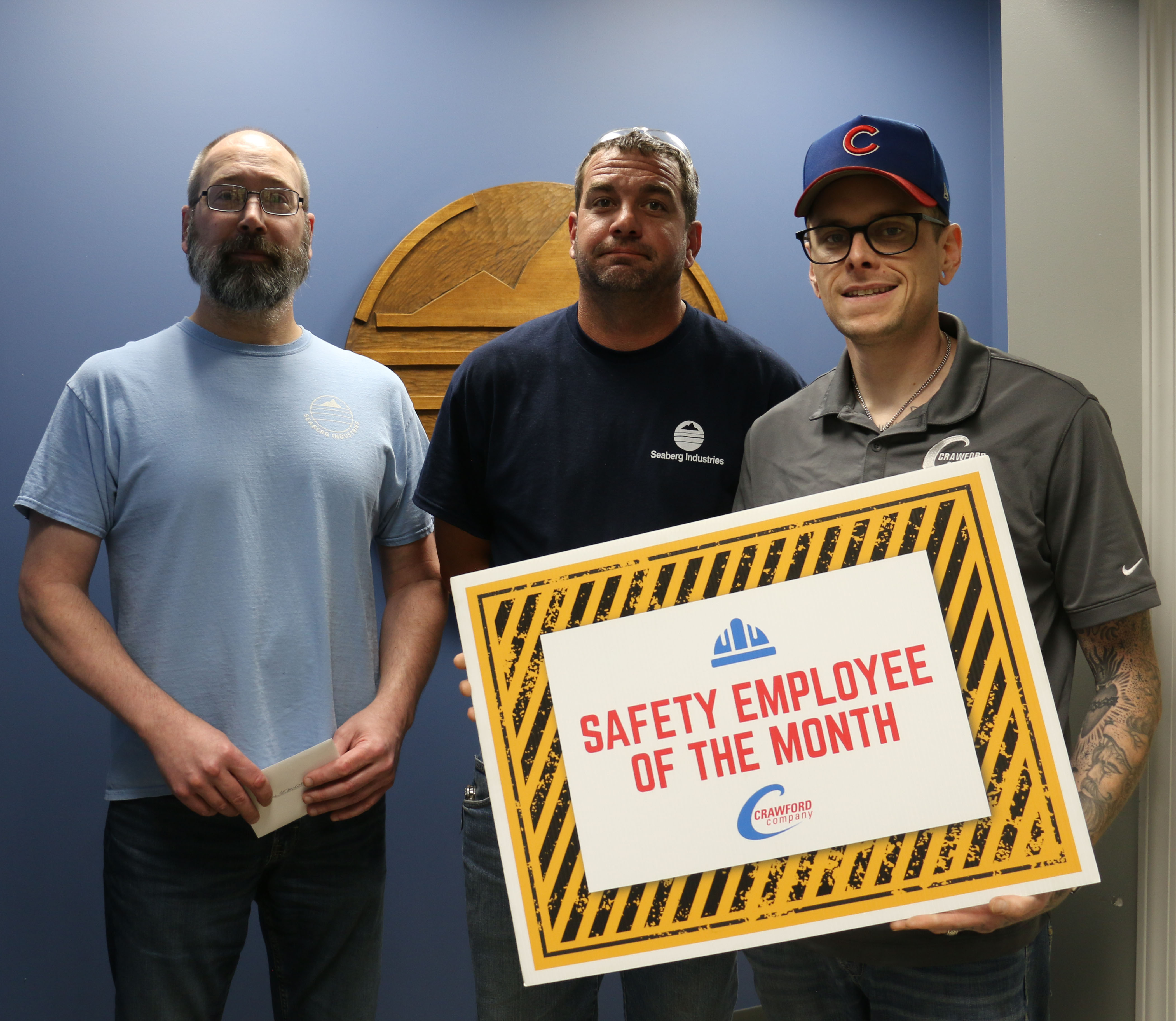 Standard bickel ward june safety award recipients